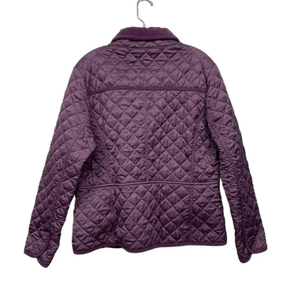 Cuddledown Quilted Deep Purple Coat Size Large (L) - Picture 2 of 8